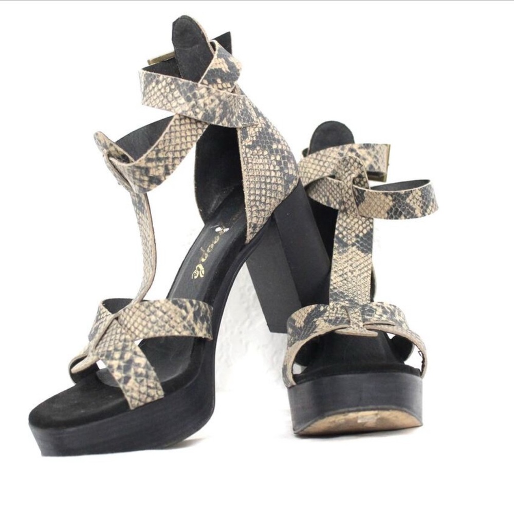 Free People Party All Night Platform Sandals - Picture 2 of 7